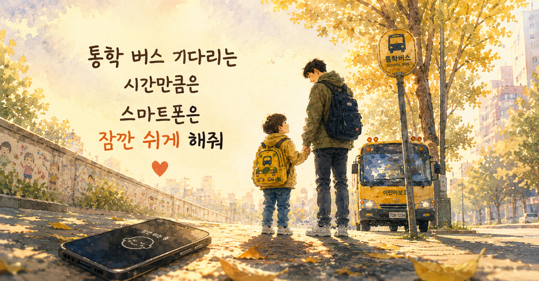 신호 대기 중에 봤던 거야.